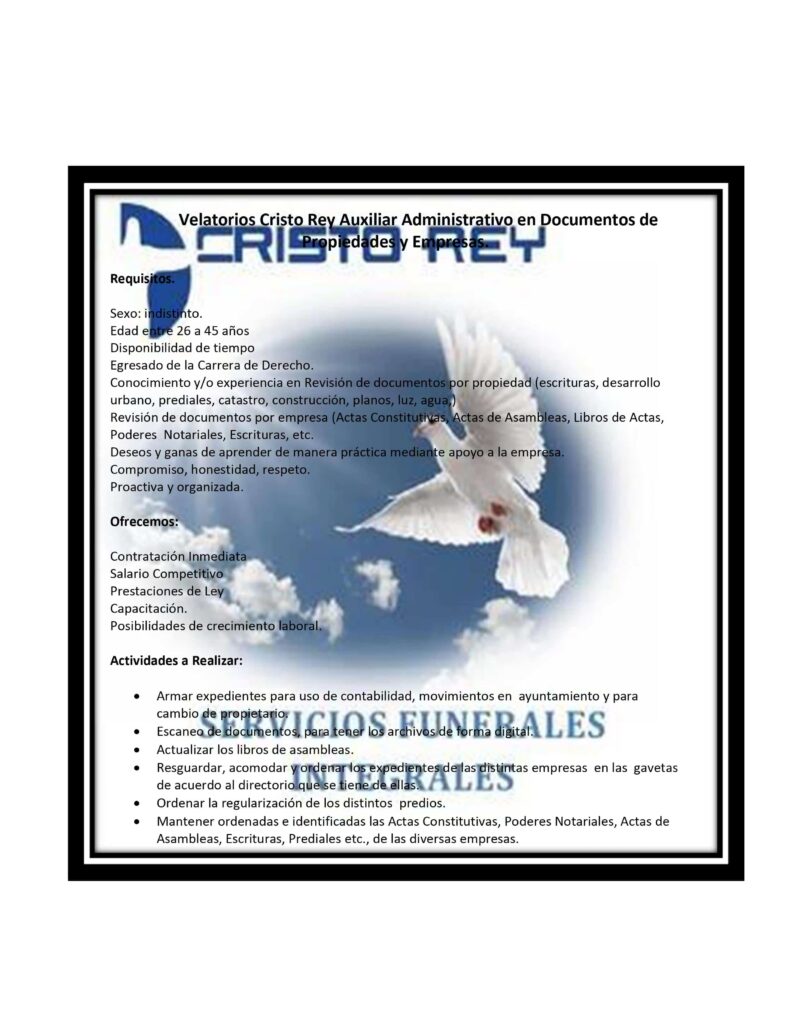 Velatorios Cristo Rey